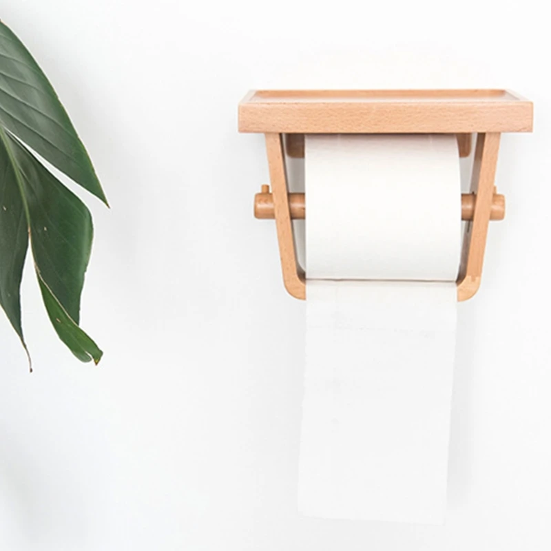 Porte-rouleau de papier toilette NOUVEAU MODÈLE 2023 - avec porte-mouchoirs  et étagère