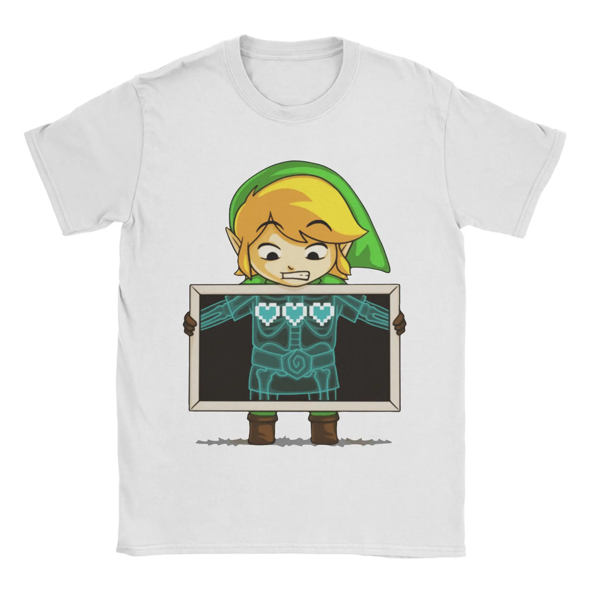 The Legend of Zelda X-ray T-Shirt für Herren und Damen, 100 % Baumwolle, lustiges T-Shirt mit Rundhalsausschnitt, kurzärmelige Kleidung, neu eingetroffen