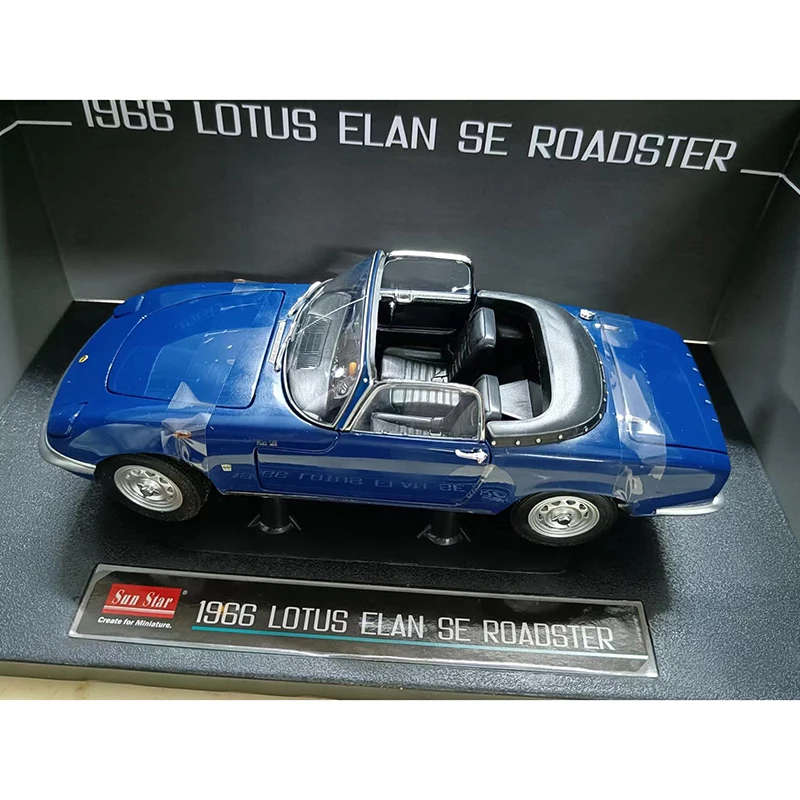 Diecast 1:18 Scale 1966 Elan Se Convertible Car Model Alloy
