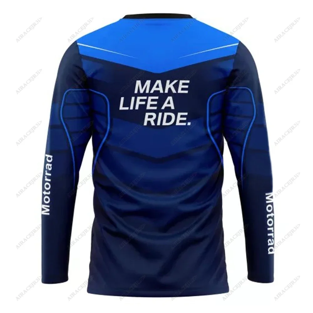 For BMW Motorrad R1250GS/R1200GS/ F850GS Long T-Shirt Touring Motorcycle Racing ADVENTURE Jerseys t shirts,racing sportswear,men sports tops
