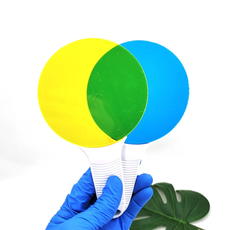 5PCS Set Montessori Color Mixing Learning Toys For Kids Physical Science Optical Filter Preschool Classroom Supplies