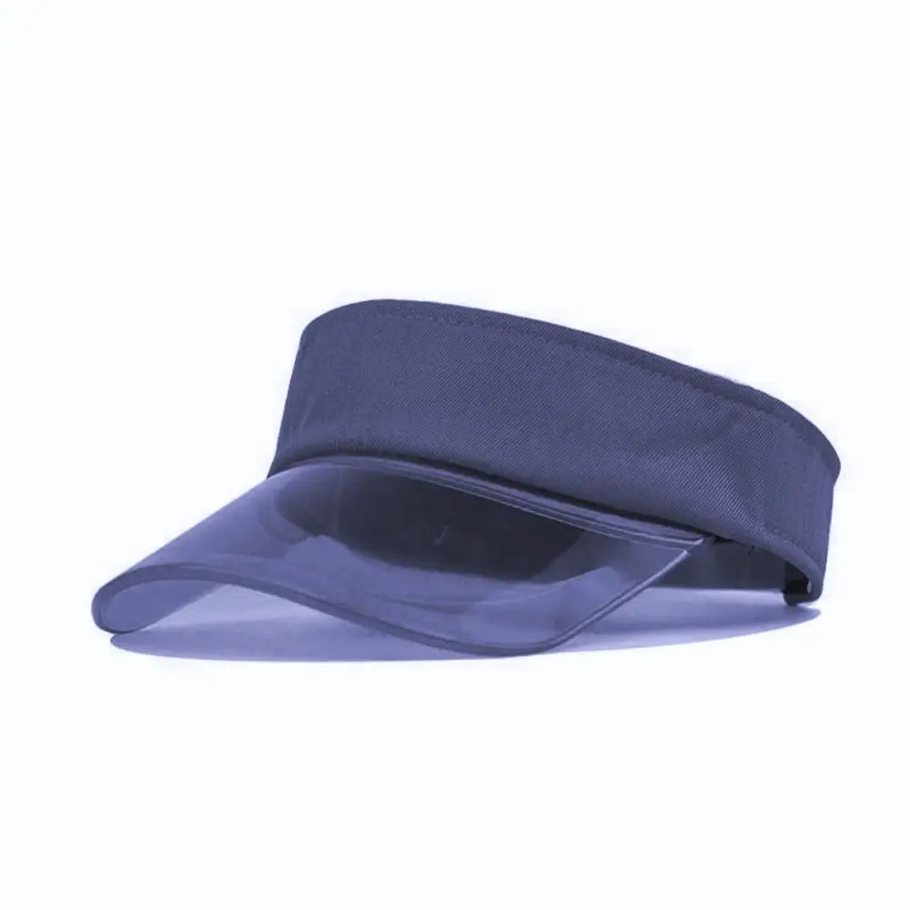 Fashion Adjustable Transparent Visor Caps Clear Brim Sun Visor Summer Sun Hats Topless Breathable Empty Top Hat Women Men baseball hat tennis caps golf hat outdoor cap