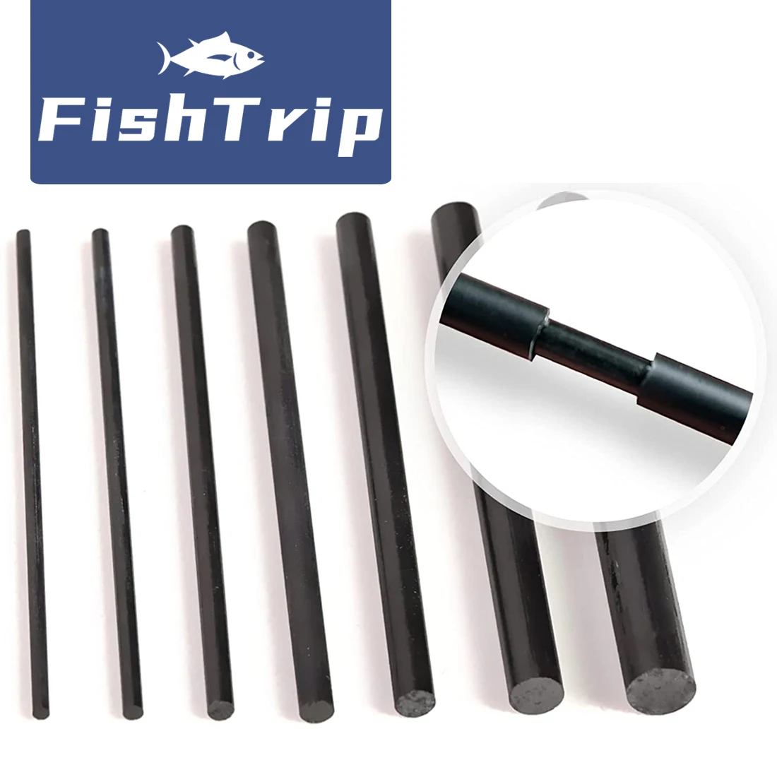 FishTripFishingRodRepairKitCarbonFiberSticksHighStrength1mm