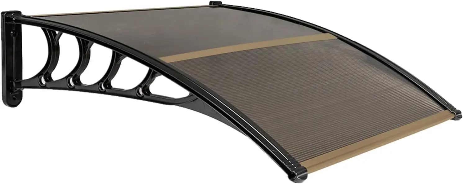 

Window Awning Door Canopy, Window Awning Overhead Door Modern Polycarbonate Cover Outdoor Front Door Patio Canopy UV Rain Snow
