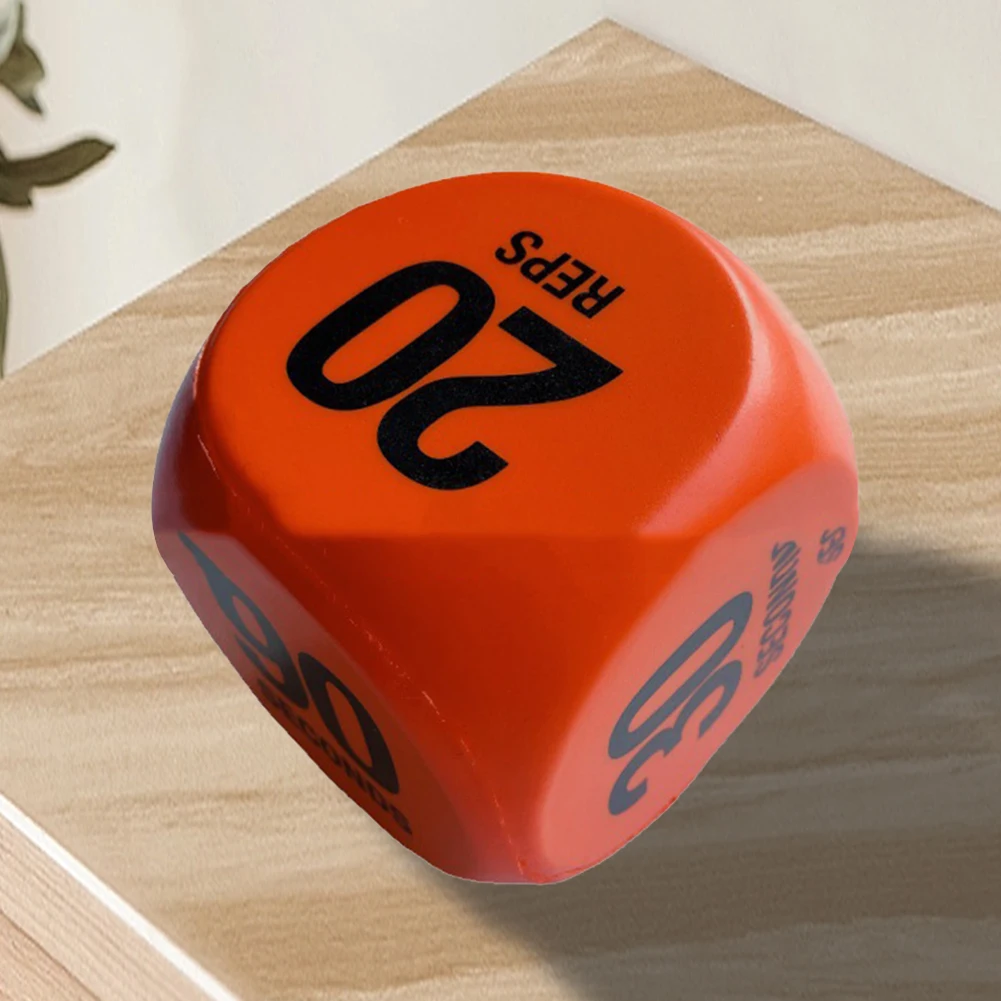 Fun Workout Dices Portable Exercise Decision Dices Compact Dynamic Workouts Dice 2.7 In for Cardio HIIT Training 3