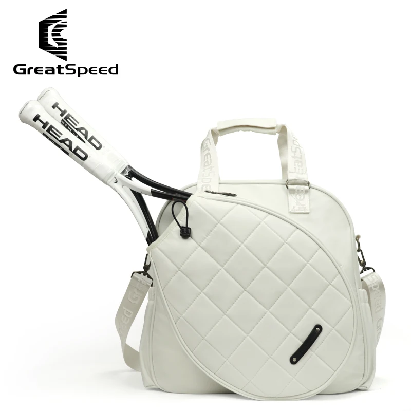 Bags for Tennis Racket Couples Outdoor Sports Black White Men Women Badminton Shoulder Bags Cover Greatspeed