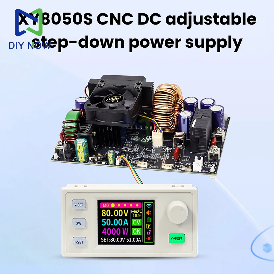 XY8050S CNC DC Adjustable Step-Down Power Supply 50A/4000W MPPT