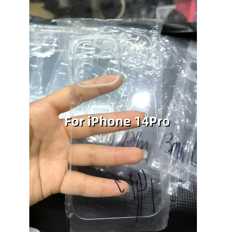 아이폰 11 12 13 14 프로 맥스 미니 14 플러스 투명 유리 후면 배터리 커버 후면 하우징 유리 패널 교체품 (15 16 프로맥스 호환)