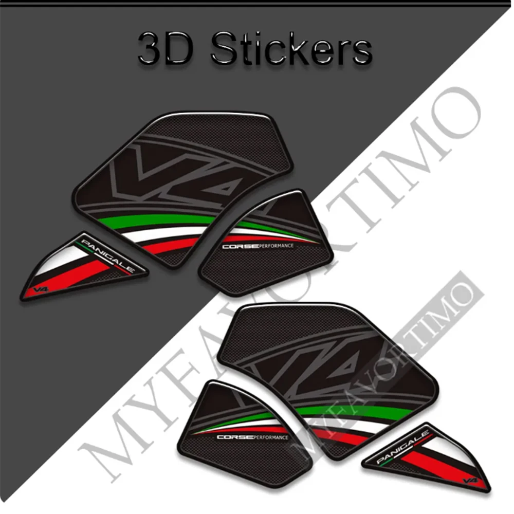 

For Ducati PANIGALE V4 S R V4R SP 1100 Motorcycle 3D Stickers Decals Tank Pad Grips Knee Kit Gas Fuel Oil Protector