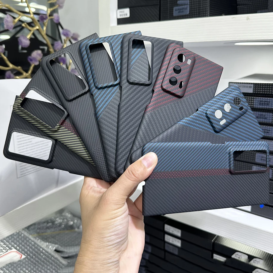 

Real Carbon Case for Honor Magic V2 VS2 Ultra Thin Cover Genuine Fabric Fiber Aramid Phone Case for Honor Magic V2 Case Capa