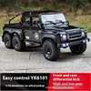 Rc Easy Control Yk6101 Six Wheel Pickup Remote Control Car Model Car 1/10 Off Road Six Wheel Drive Climbing Car Birthday Gift 2