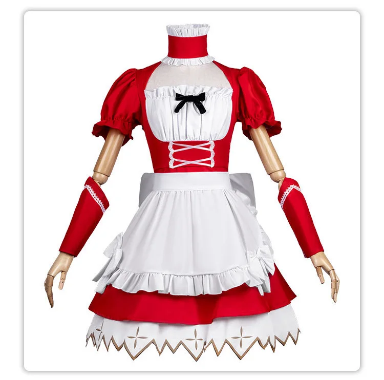 Classic Maid Costume with Wig for Women