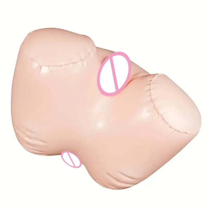 Inflatable Ass Cannon Holder Insertable Jet Cup Pillow Adult Erotic Masturbation Toys Male Sex Toys