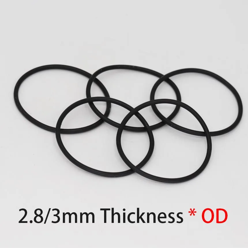 

146/148/149/150/152/154/155/156/159/160/161/164/165/166*3mm OD*Thickness Black NBR Oring Rubber Washer Oil Seal Gasket o링 O Ring