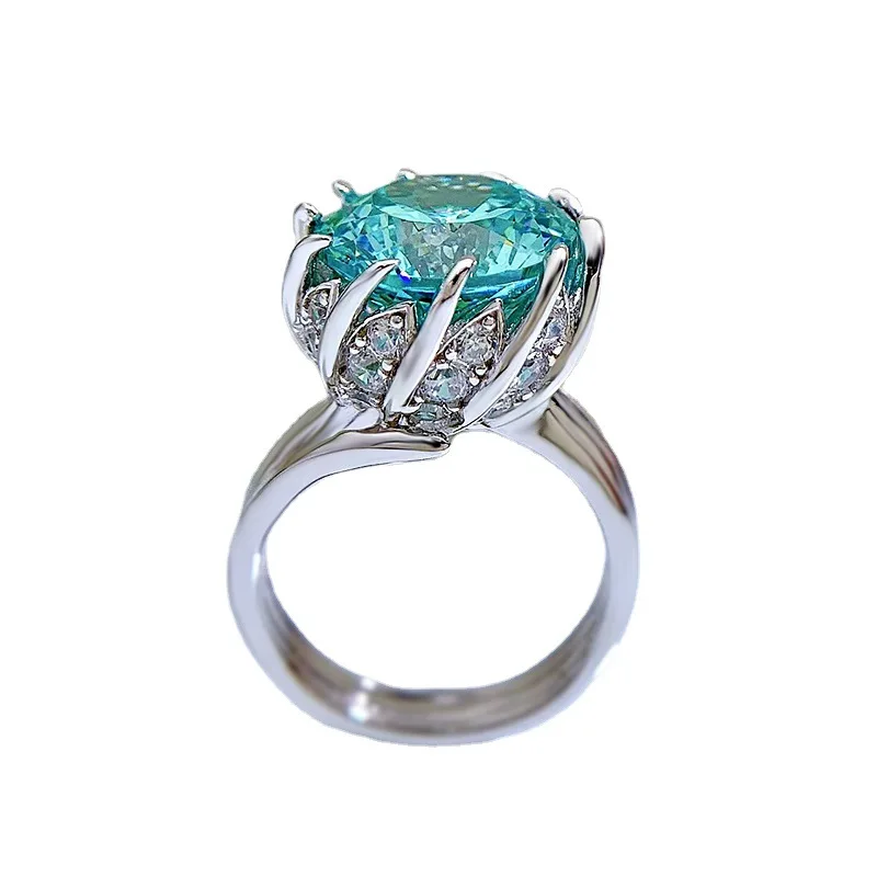 

S925 Серебряное кольцо серии Fupo, кольцо с лотосом из чистого серебра, Универсальное кольцо, ювелирные изделия для продавцов