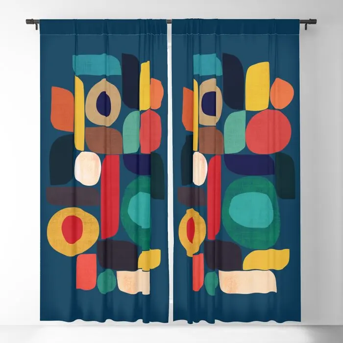 

Miles And Miles Blackout Curtains 3D Print Window Curtains For Bedroom Living Room Decor Window Treatments