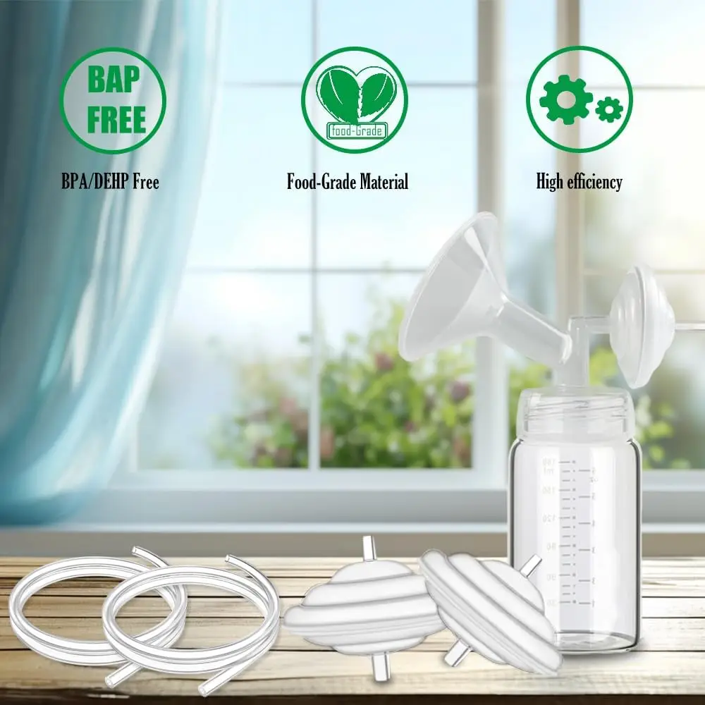 Backflow Protector and Tubing Compatible with Spectra S1 Spectra S2 9 Plus Breast Pumps Replacement Accessories