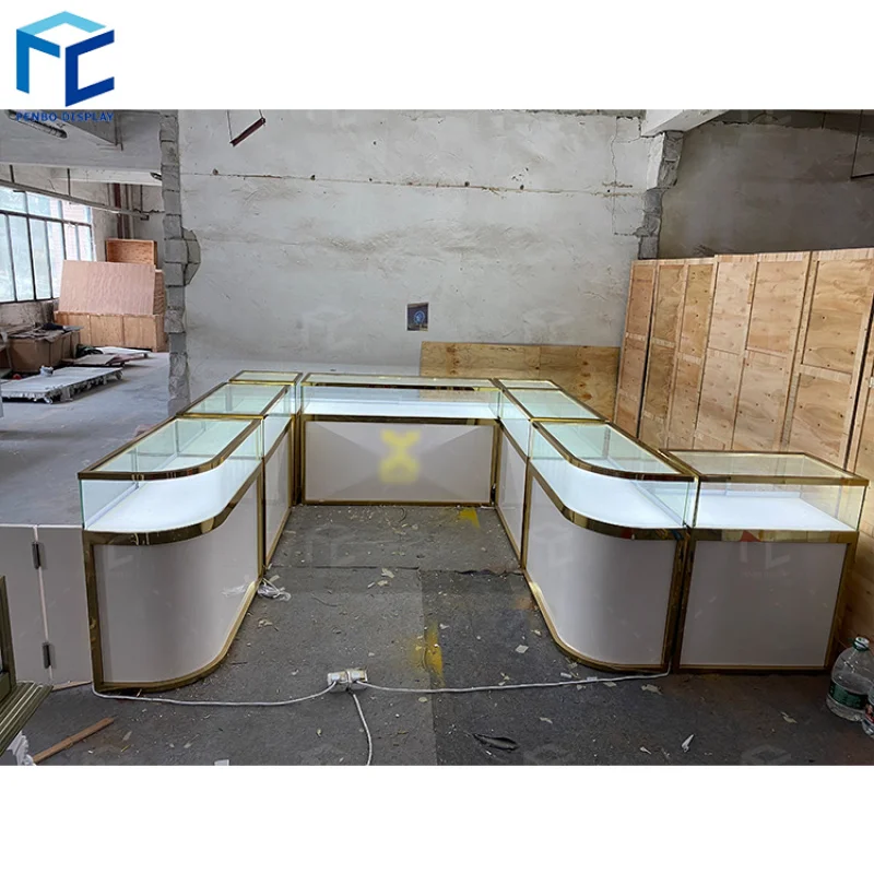 Switzerland Jewelry Watch Shop Jewelry Glass Showroom Design Jewellery Display Showcase