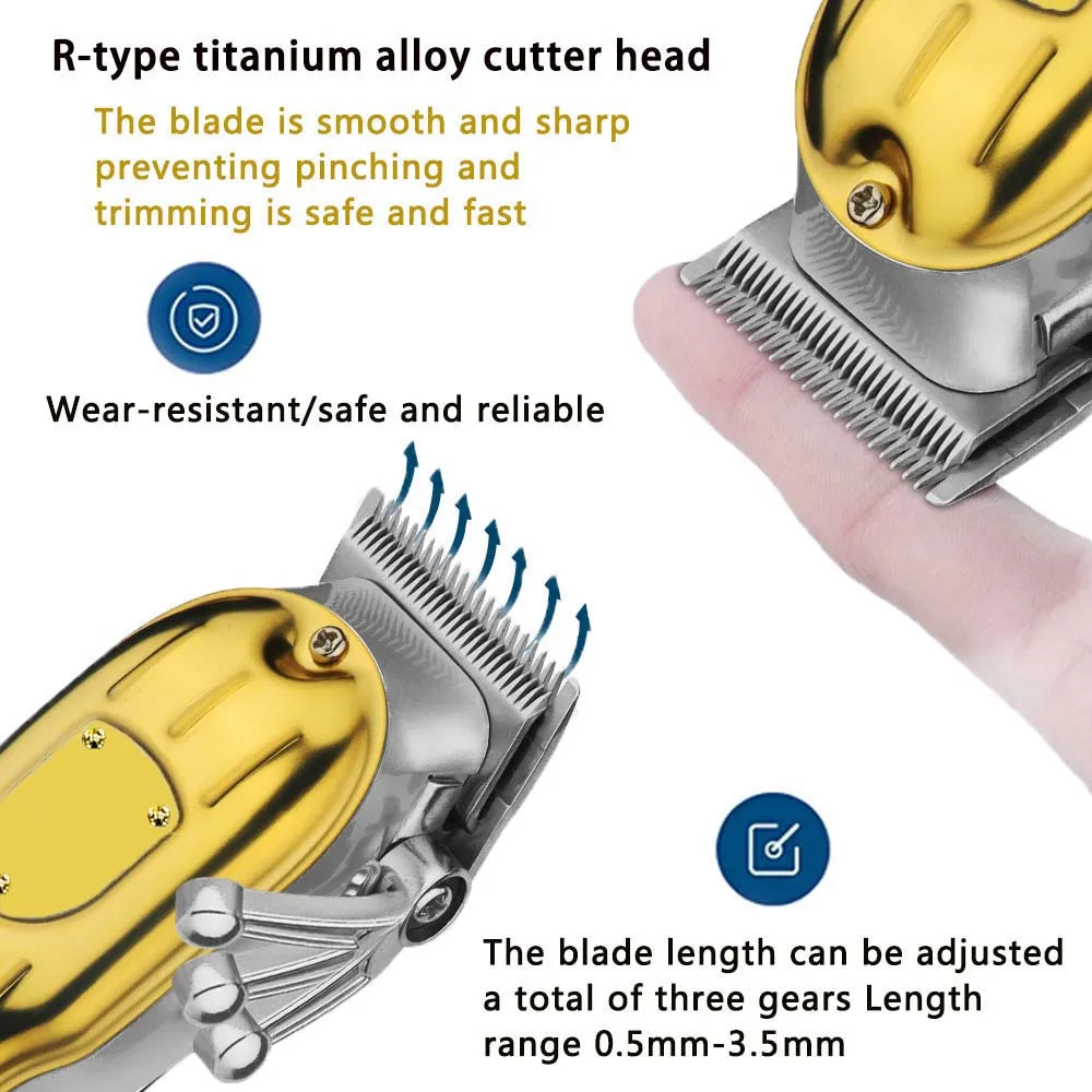 Professional Cordless Hair Clippers 4