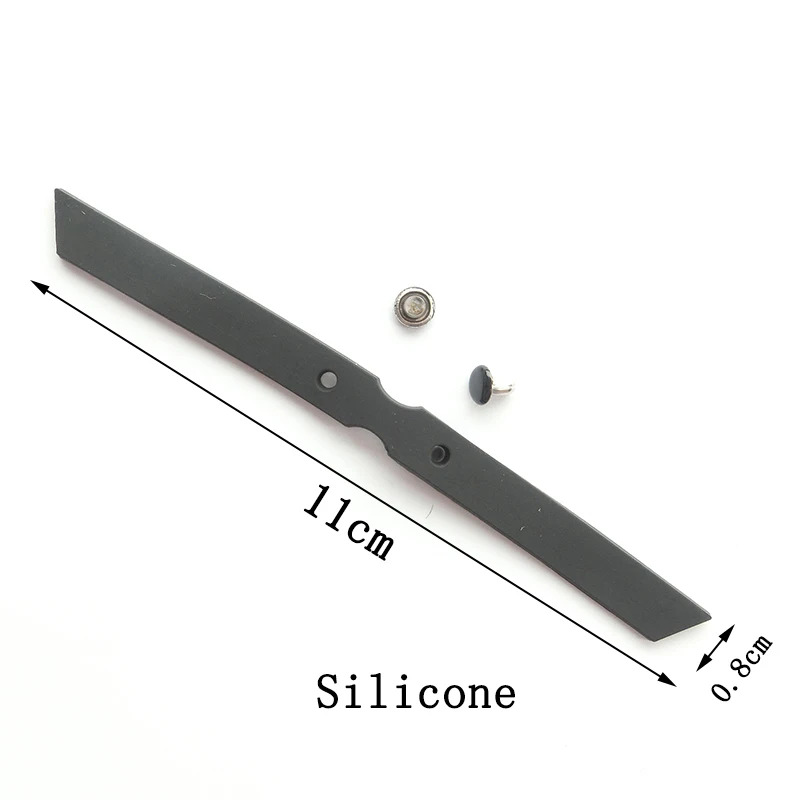 10Pcs/Set Silicone Zipper Slider Pull Head Backpack Apparel Accessories for Pull Strap Pendant Cord Zipper DIY Apparel Sewing