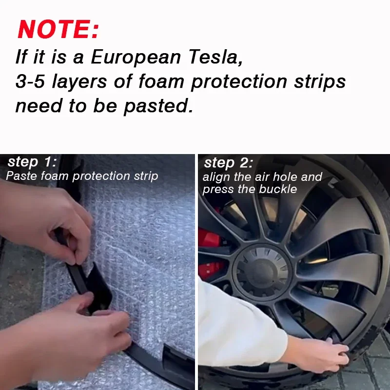 Wheel Hub Covers Wheel Guard Covers Auto Exterior Accessories For Tesla Model Y 21 Inch 2018 -