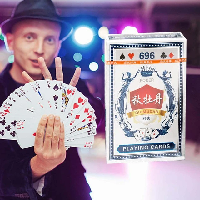 Jeu de cartes à jouer étanche, deck poker, facile à mélanger, outil de tour  de magie, boîte de poker magique, jeu de société de table, tendance, 54  pièces - AliExpress