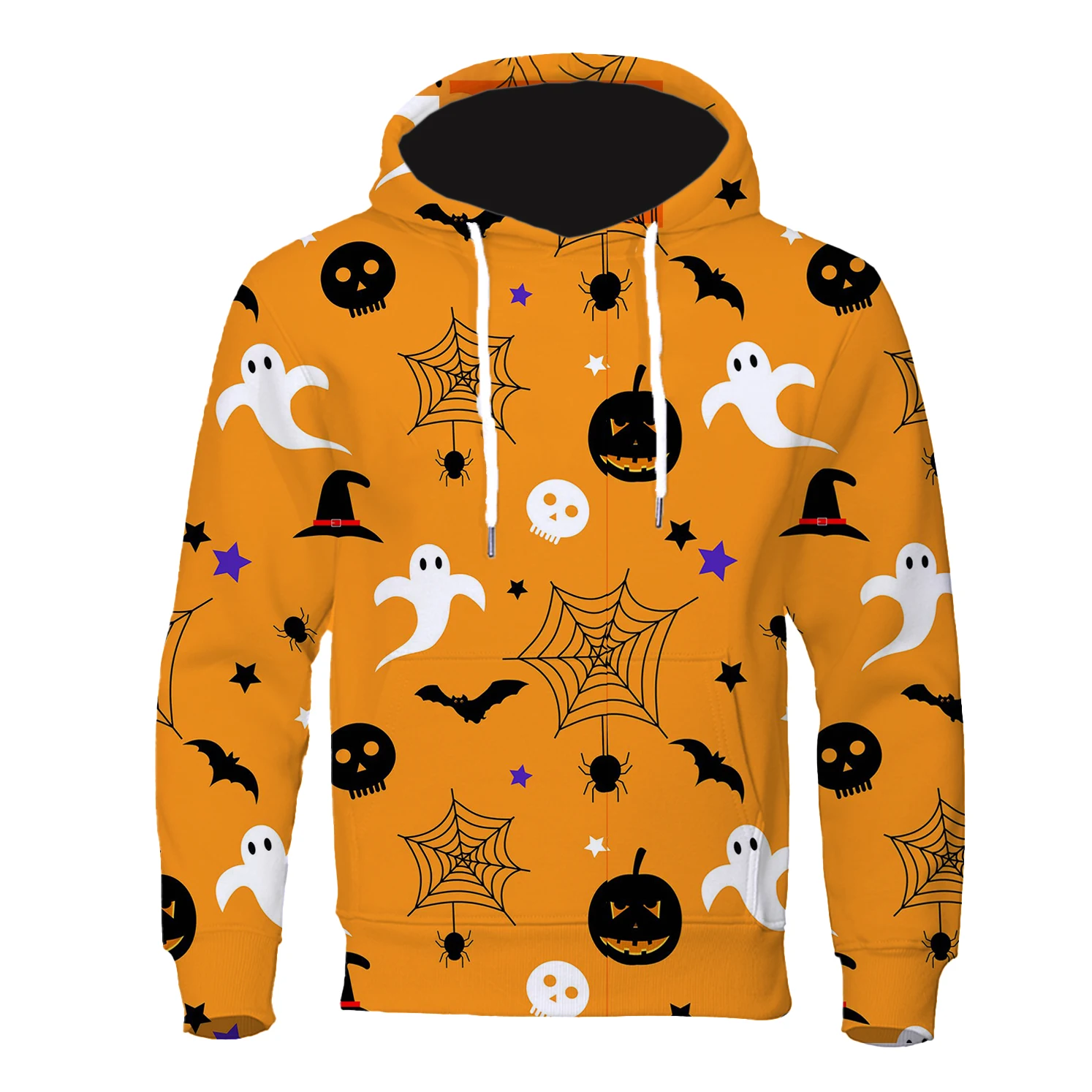 

Halloween Women's Hoodies 3D Full Printing Jack-O-Lantern Autumn 2023 Long Sleeve Casual Streetwear Y2k Hooded Hoodie For Girls