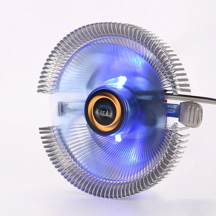 10pcs Blu Ray Cpu Fan Computer Radiator/ Applicable To Multiple Platforms/amd Intel Low-power Cpu Radiator