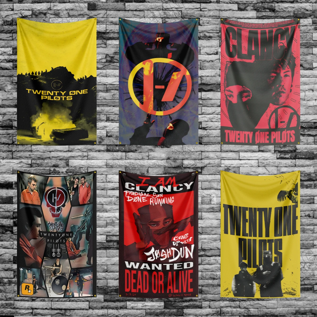 Posters Twenty One Pilots Self Titled Tapestry Twenty One Pilots Self  Titled Album CD FACTORY SEALED