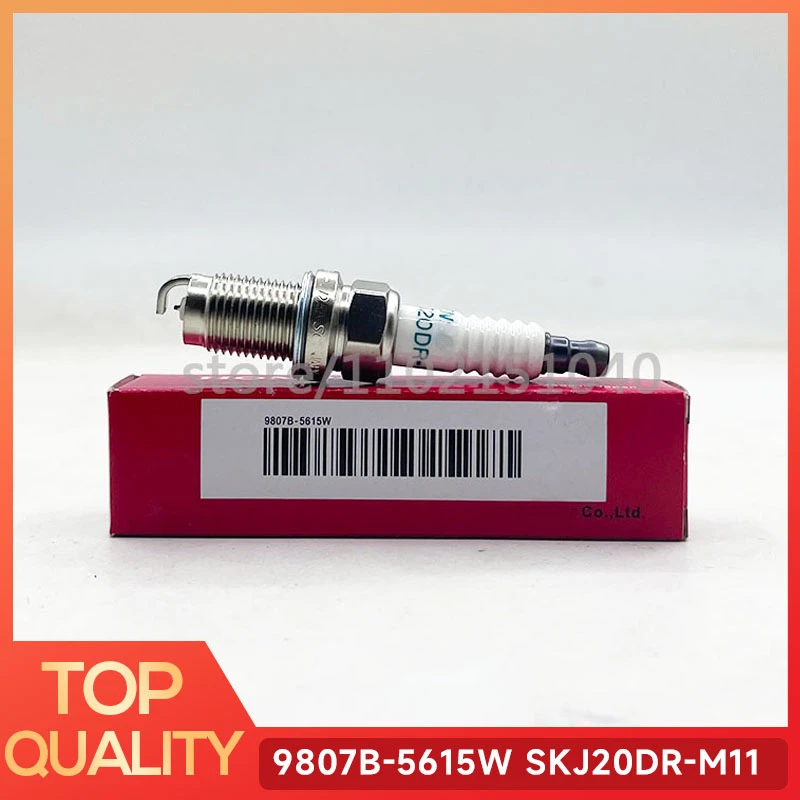 4pcs 9807B5615W SKJ20DRM11 Iridium Spark Plug For Honda Accord CRV