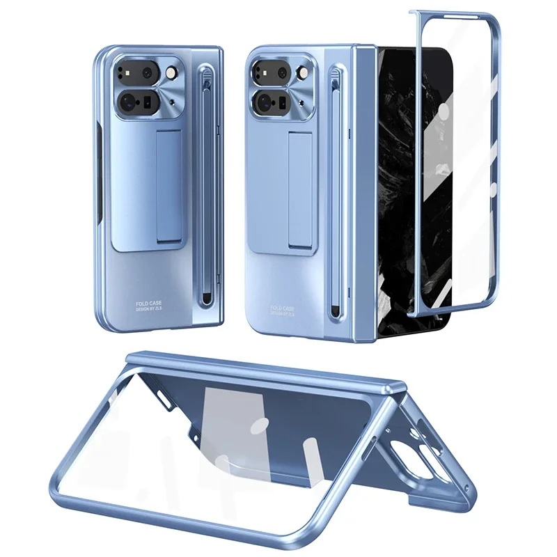 Premium Fold Case with Hinge Protection, Stylus, and Screen Guard