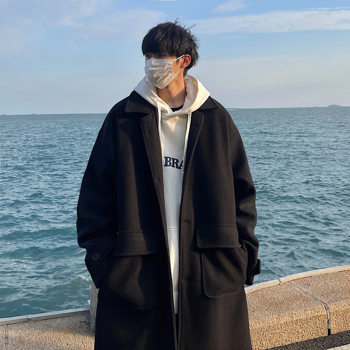 Leather Men's Jacket Korean Men's Autumn and Winter Jacket Slim Trend Leather Jacket Youth Jacket