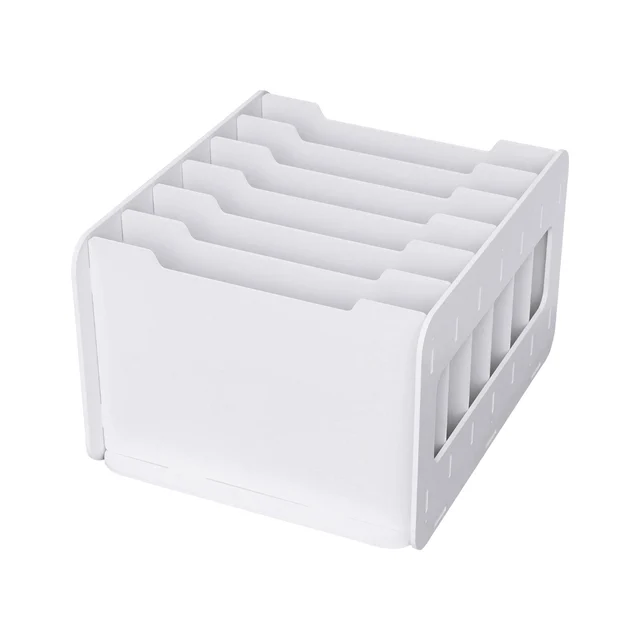 Organisateurs et accessoires de bureau en bois blanc, trieur de papier,  porte-fichier, étagère T1 Lite, 7 niveaux - AliExpress