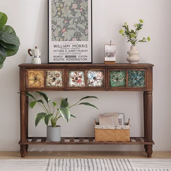 Tavoli Console Stretti Italiani, Tavolo d'Angolo Moderno di Alta Qualità, Stile Nordico, Elegante Mesa De Entrada, Arredamento per Soggiorno