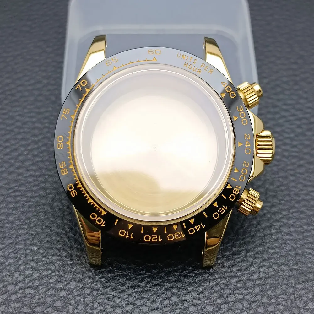 Elegant 39.3mm Silvery/Gold Men's Watch with Steel Case and 20mm Strap Box