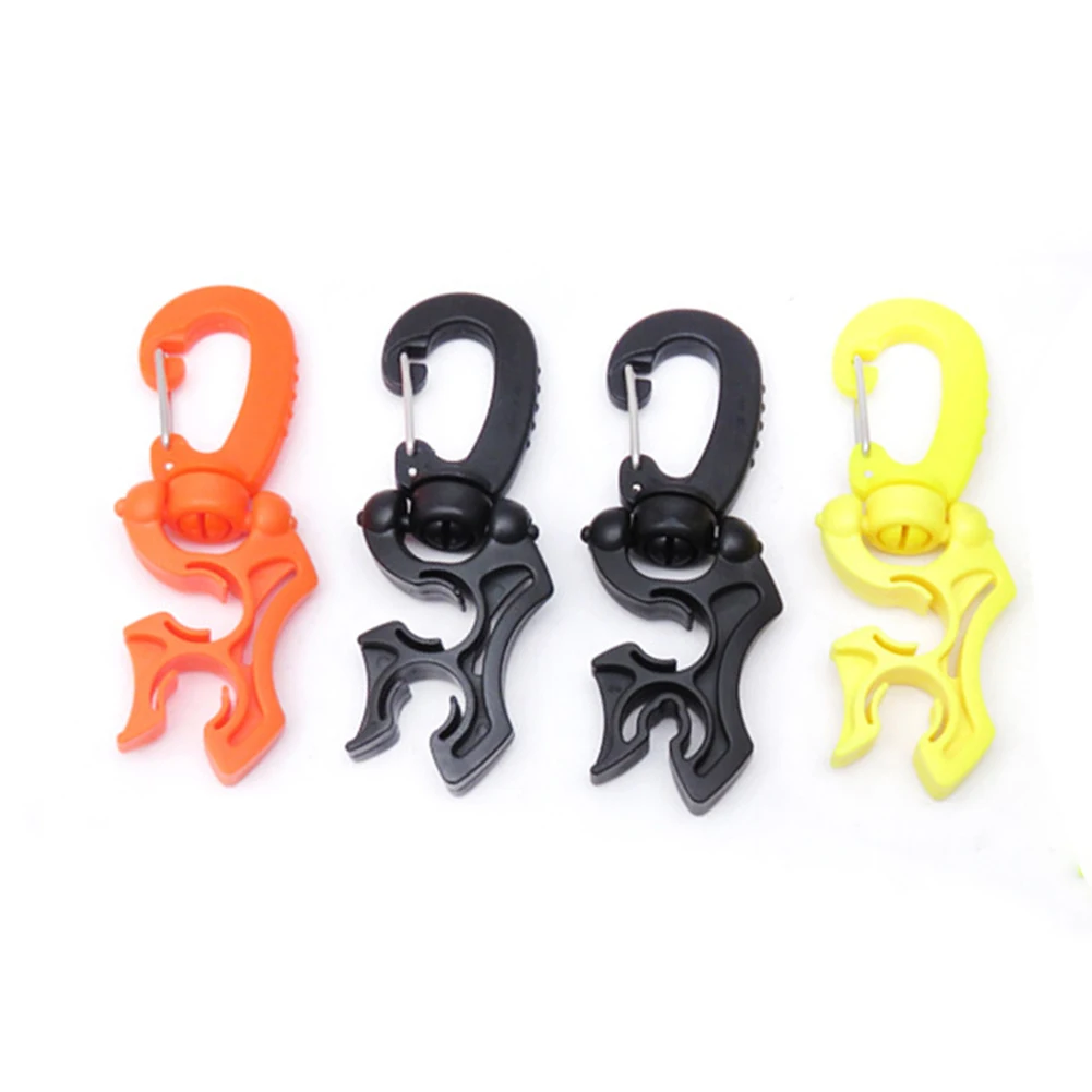 Scuba Diving Accessories Lightweight Scuba Diving Regulator And Console Accessories Diving Double Hose Holder With Clip Buckle 10x10mm/10x6mm