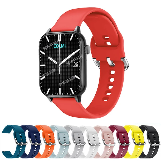 Bracelet de rechange en silicone pour montre intelligente pour