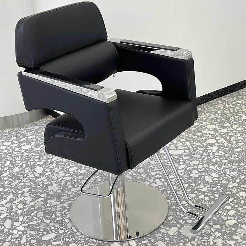 

Arm Facial Barber Chairs Professional Lounge Wheel Stylist Cutting Barber Chairs Makeup Desk Tabouret Coiffeuse Furniture WJ25XP