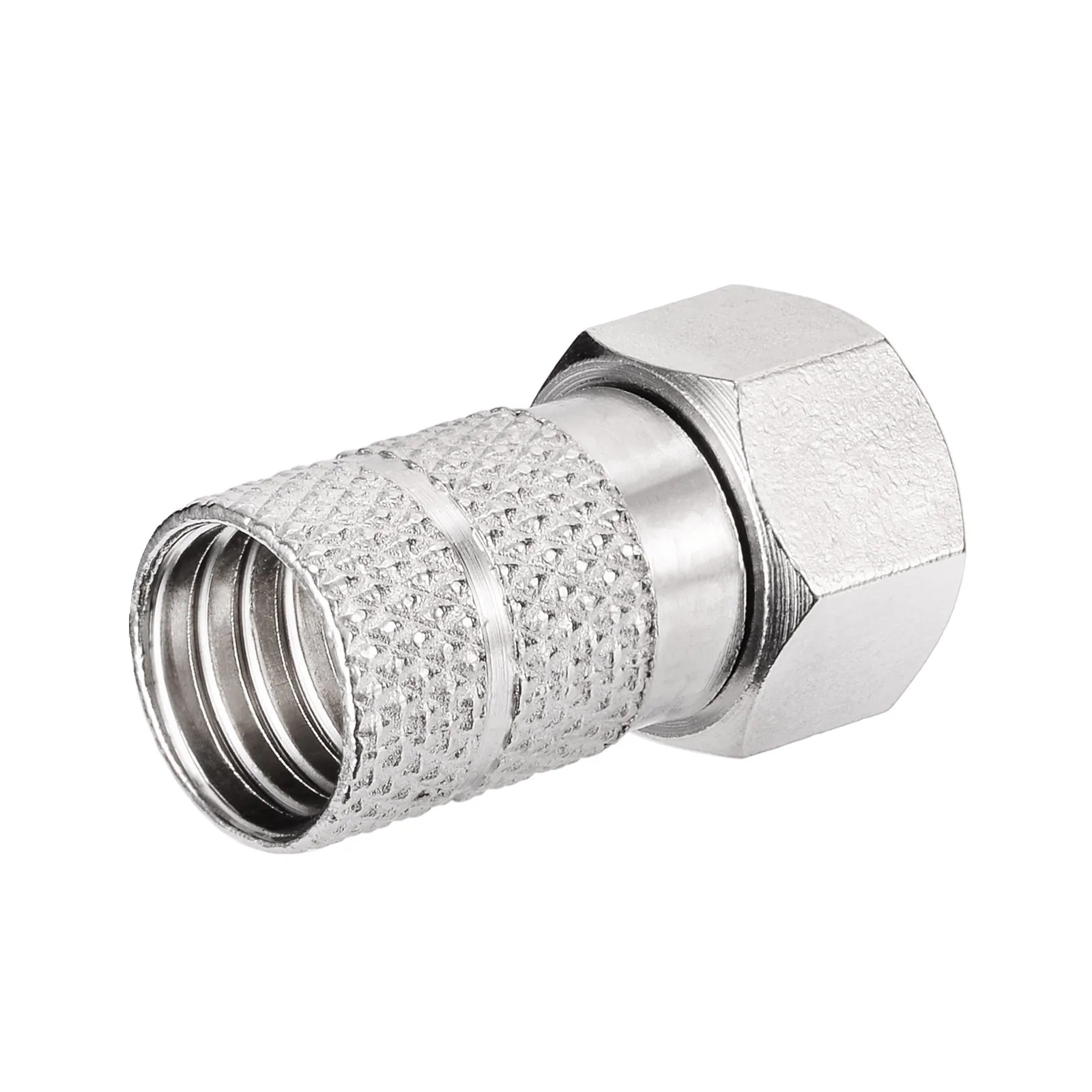 Superbat F Type Male 75 ohm Straight RF Coaxial Connector for Cable RG6 rf coaxial connector