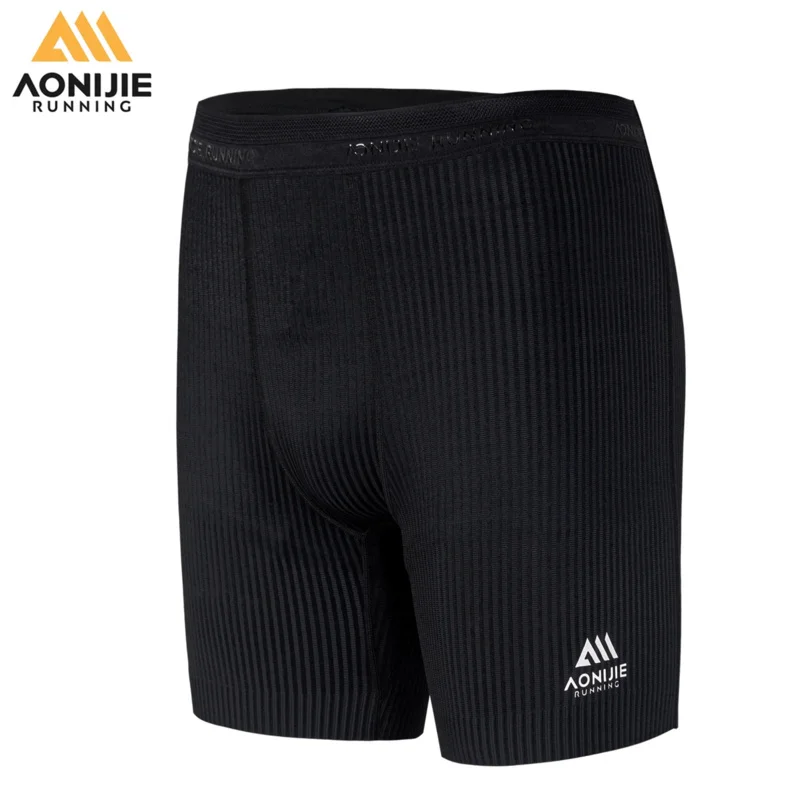 AONIJIE FM5182 Sports Tights Shorts Men Leggings Quick Dry Running Training Marathon Compression Shorts Gym Fitness Sportswear