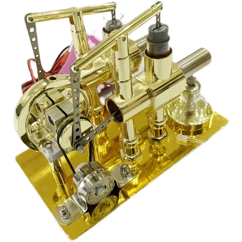 

3D Stirling Micro Engine Model Steam Power Technology Small Production Experiment Toy Student Learning