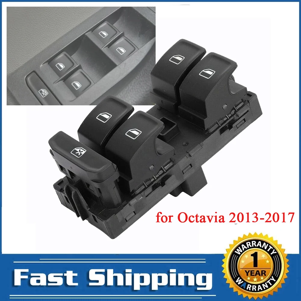 Front Left Driver Power Window Switch For Chevy Monte Carlo Express GMC Savana