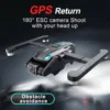 New S188 Drone GPS 8K HD Camera Optical Flow Positioning Obstacle Avoidance Brushless Motor Foldable Quadcopter Drone 6