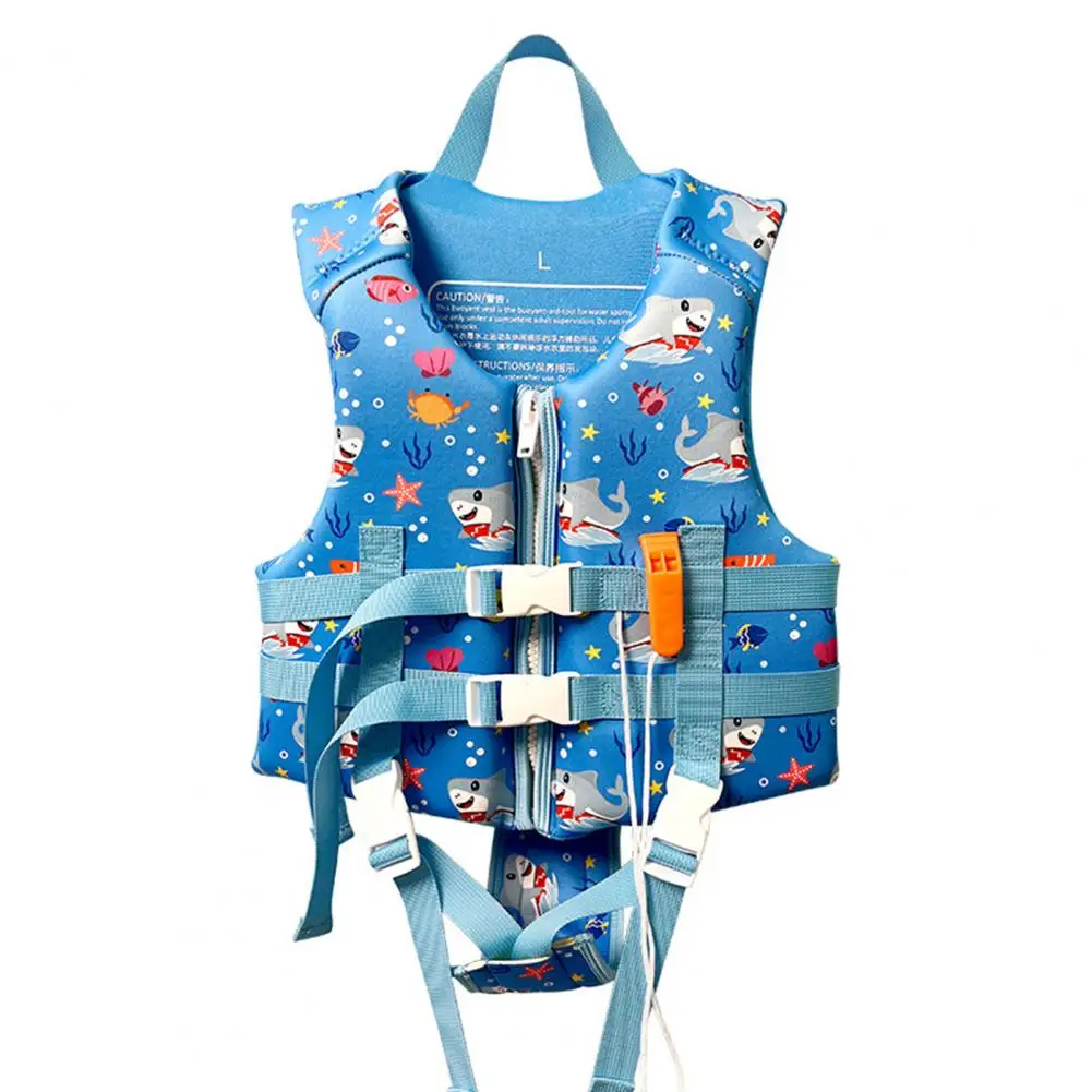 

Kids Swim Vest with Emergency Whistle 24-66 Lbs 4-12 Years Old Kids Life Jacket Kayaking Boating Drifting Buoyancy Safety Vest
