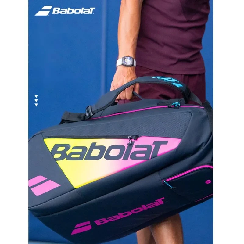 

PURE AERO RAFA BABOLAT Backpack Tennis Nadal RAFA 6 12 Tenis Raquete Bag Original Babolat Large Capacity Tennis Racquet Handbag