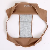 BZEL-Culotte en satin sans couture pour femme, sous-vêtement doux, lingerie respirante et confortable 6