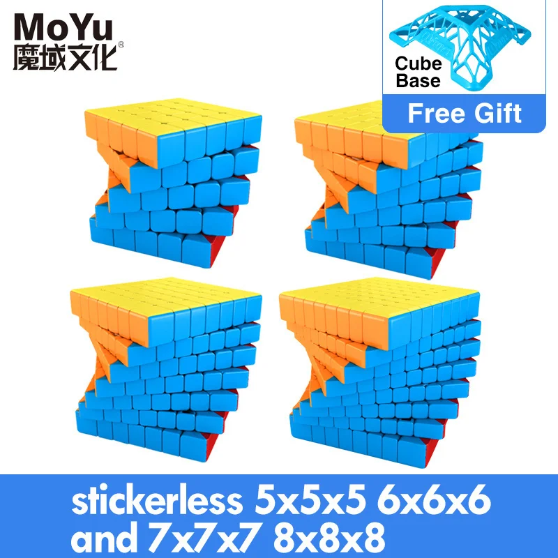 MOYU Magic Cube magnetic speed 7x7 9x9 8x8 professional Cube Weilong Wr M Meilong GTS 3m Kit 6x6 Cube for kids toys boys Puzzle 5