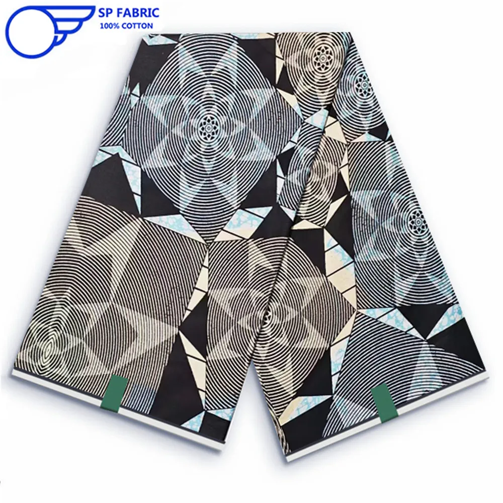

Veritable Wax Pattern 100% Cotton African Wax Print Batik Nigeria Ankara Wax Fabric High Quality Material 6Yards