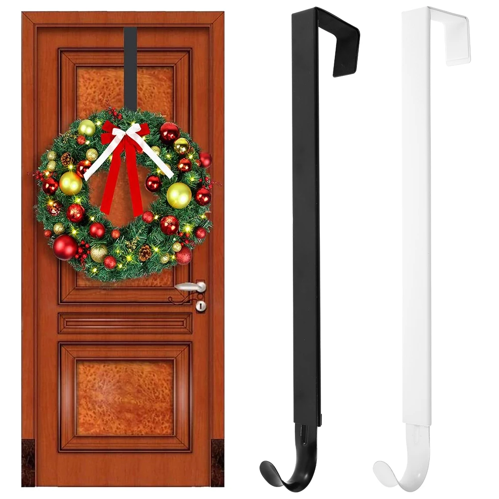 Holidays Wreath Hook Hangers Removable Door Storage Rack Organizer Coat Bag Hat Robe Hanging Holder Extensible Hanger Rack storage hook door hook