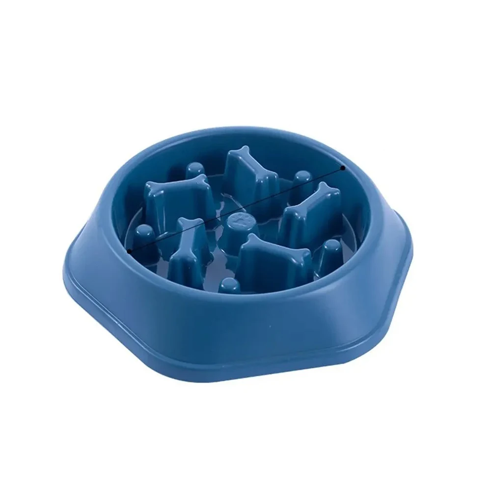 Title 8, Pet Slow Food Bowl Anti-choking Feeder PP Plast...